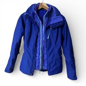 The North Face Women's Hyvent 3 in 1 Hooded Thermoball Eco Triclimate Ski Jacket